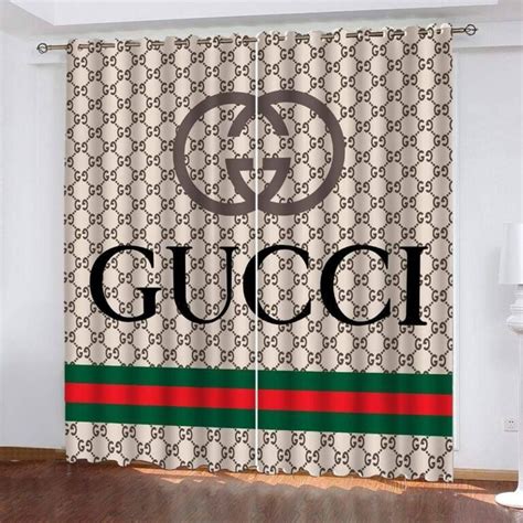 gucci curtains sale|Gucci decor temporary.